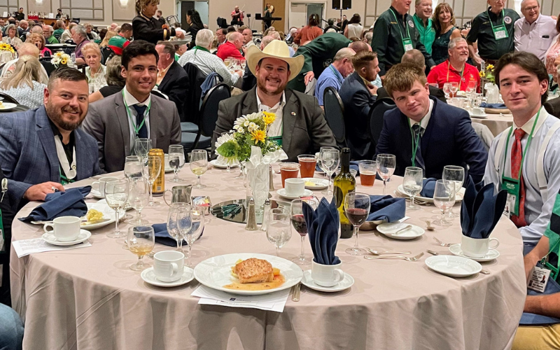 AOH leaders at a banquet