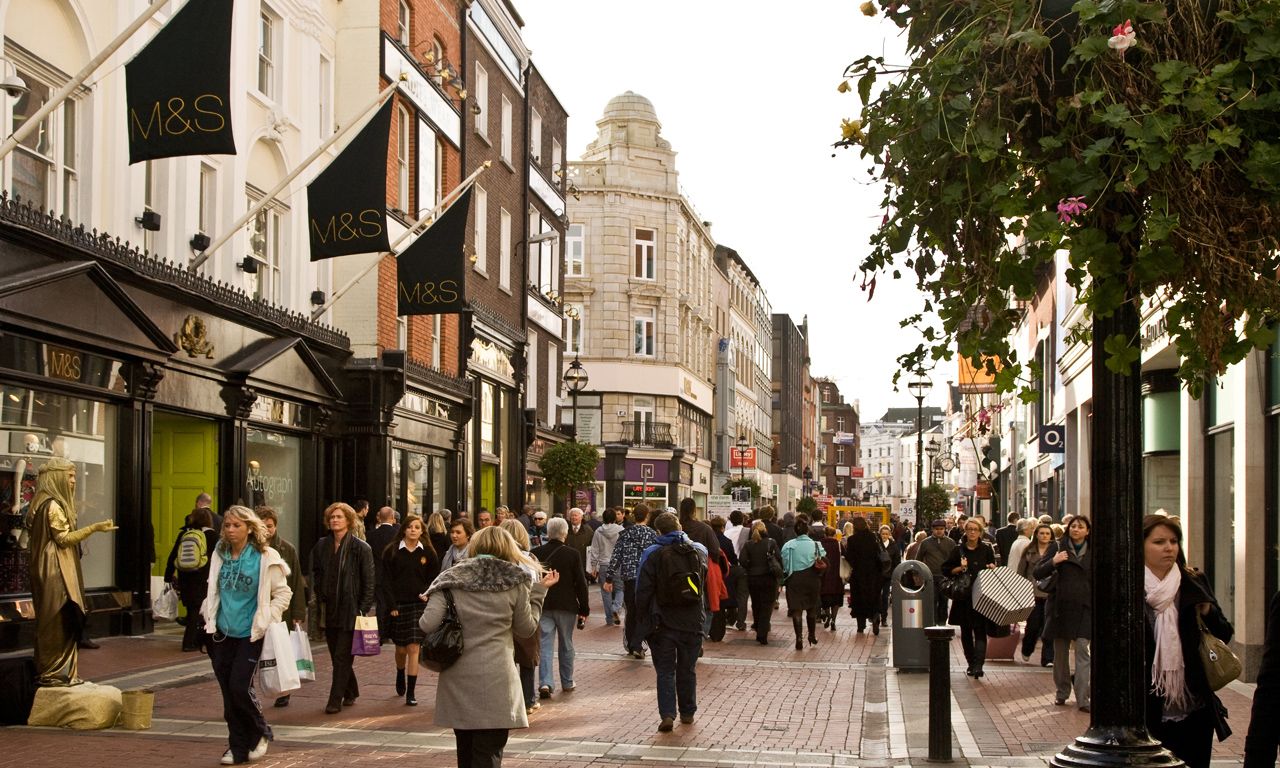 Dublin's Grafton Street. Photo: Tourism Ireland