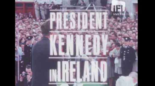 Footage of JFK on his historic trip to Ireland in June 1963 ...