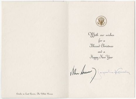 President John F. Kennedy's 1963 Christmas cards