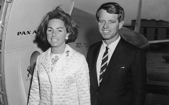 Ethel Kennedy and Robert F. Kennedy on March 6, 1966. (Getty Images)