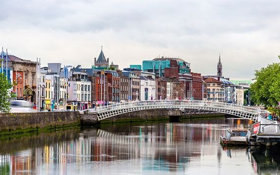 The Ha'penny Bridge.