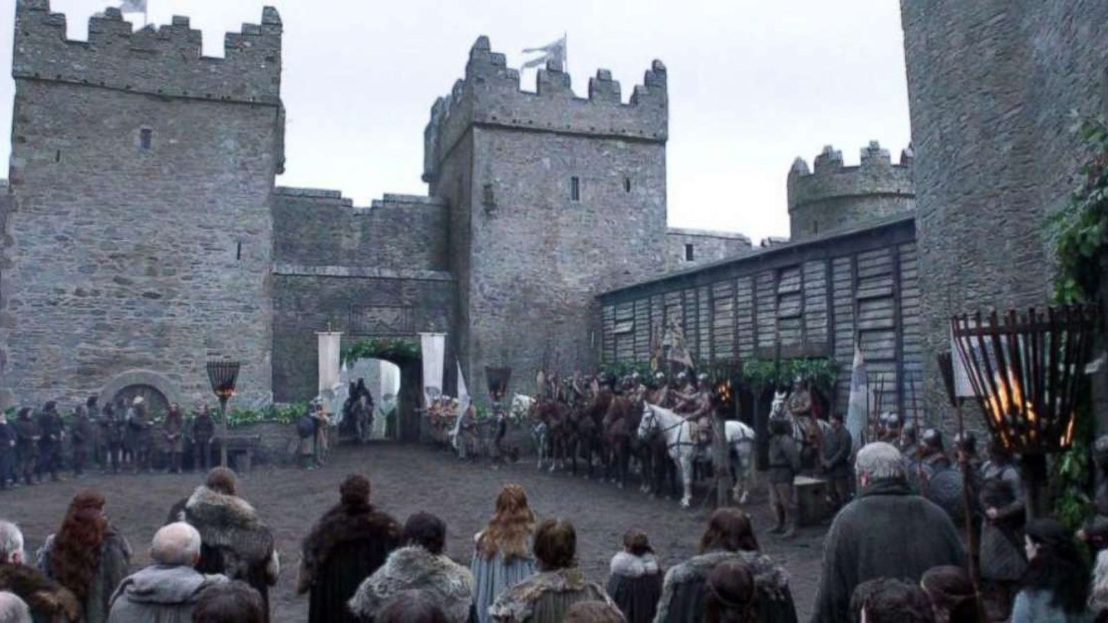 Winterfell in Game of Thrones. Credit: HBO